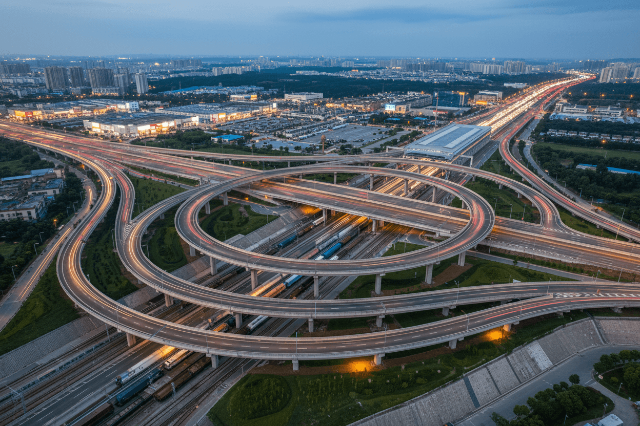 Highway infrastructure construction